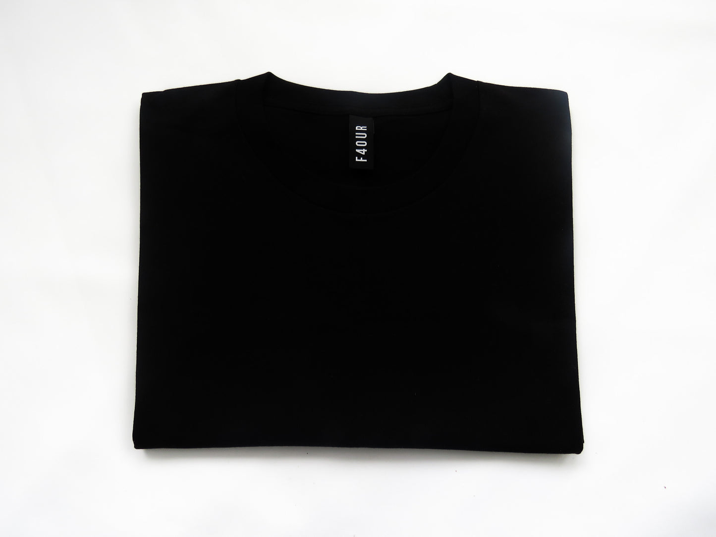 Black with white print Classic Tee
